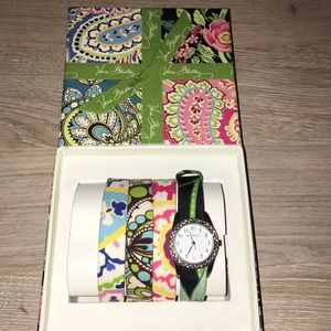 Vera Bradley changeable watch set